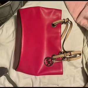 Hot pink MK purse
